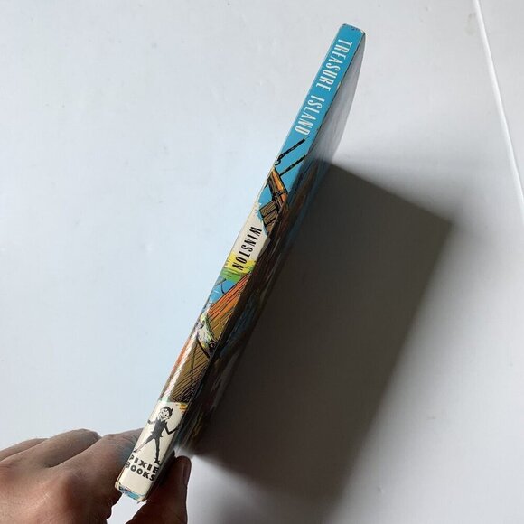 TREASURE ISLAND by Robert Louis Stevenson 1952 First Edition Book Winston Pixie - Picture 3 of 9